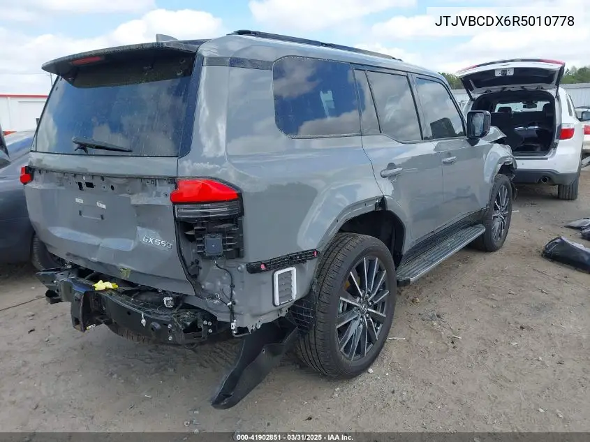 2024 Lexus Gx 550 Luxury VIN: JTJVBCDX6R5010778 Lot: 41902851
