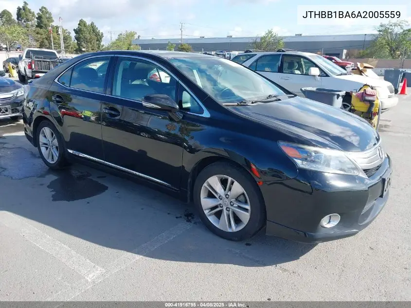 2010 Lexus Hs 250H VIN: JTHBB1BA6A2005559 Lot: 41916795