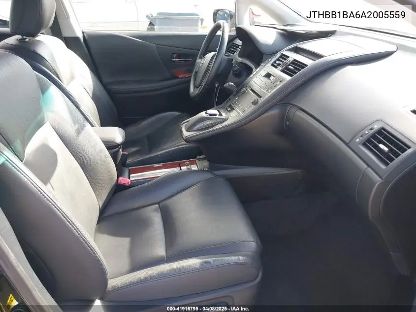 2010 Lexus Hs 250H VIN: JTHBB1BA6A2005559 Lot: 41916795