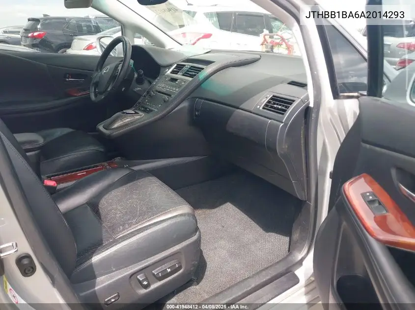 2010 Lexus Hs 250H Premium VIN: JTHBB1BA6A2014293 Lot: 41948412