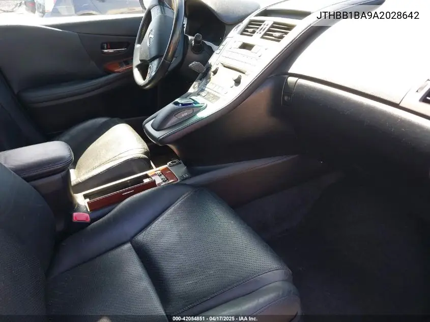 2010 Lexus Hs 250H Premium VIN: JTHBB1BA9A2028642 Lot: 42054851