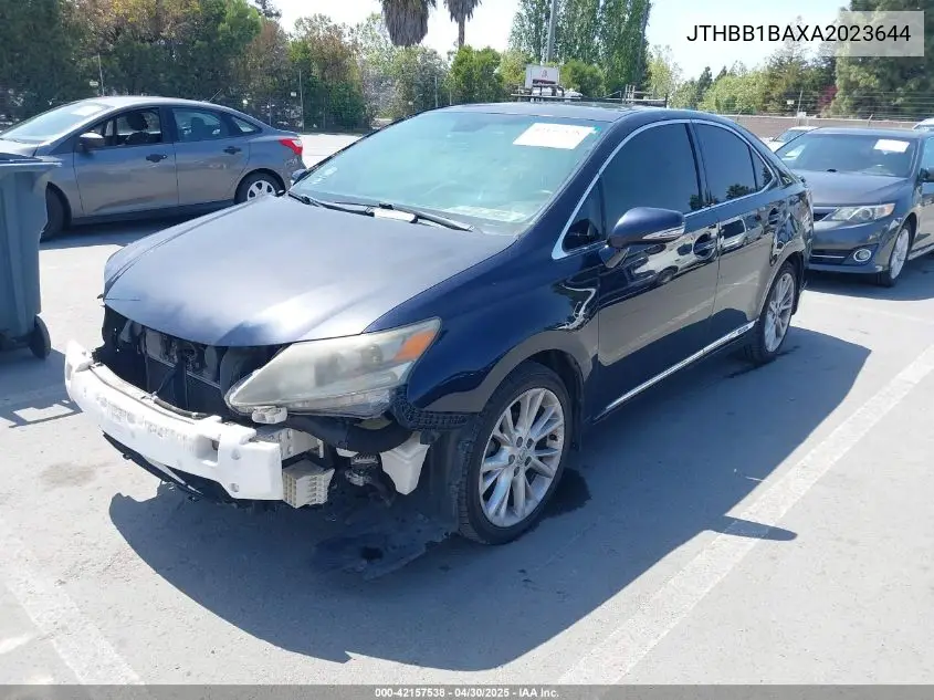 2010 Lexus Hs 250H Premium VIN: JTHBB1BAXA2023644 Lot: 42157538