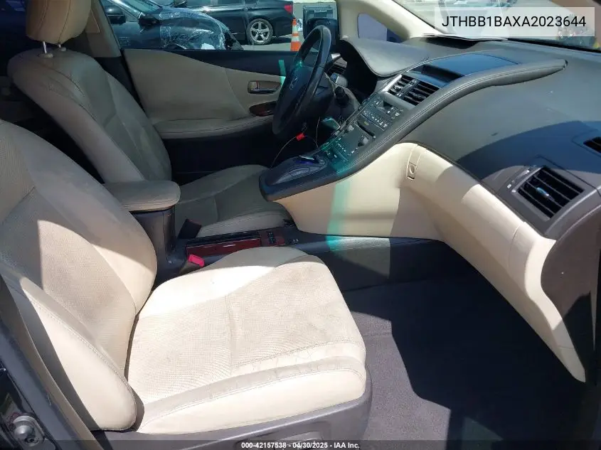 2010 Lexus Hs 250H Premium VIN: JTHBB1BAXA2023644 Lot: 42157538