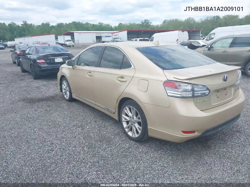 2010 Lexus Hs 250H Premium VIN: JTHBB1BA1A2009101 Lot: 42204254
