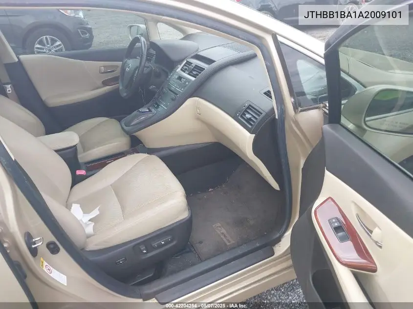 2010 Lexus Hs 250H Premium VIN: JTHBB1BA1A2009101 Lot: 42204254