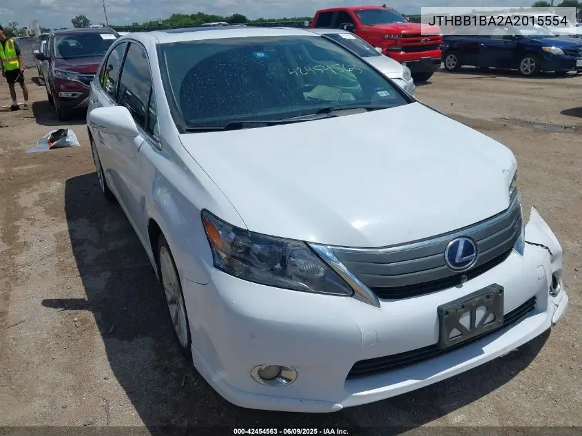 2010 Lexus Hs 250H Premium VIN: JTHBB1BA2A2015554 Lot: 42454563