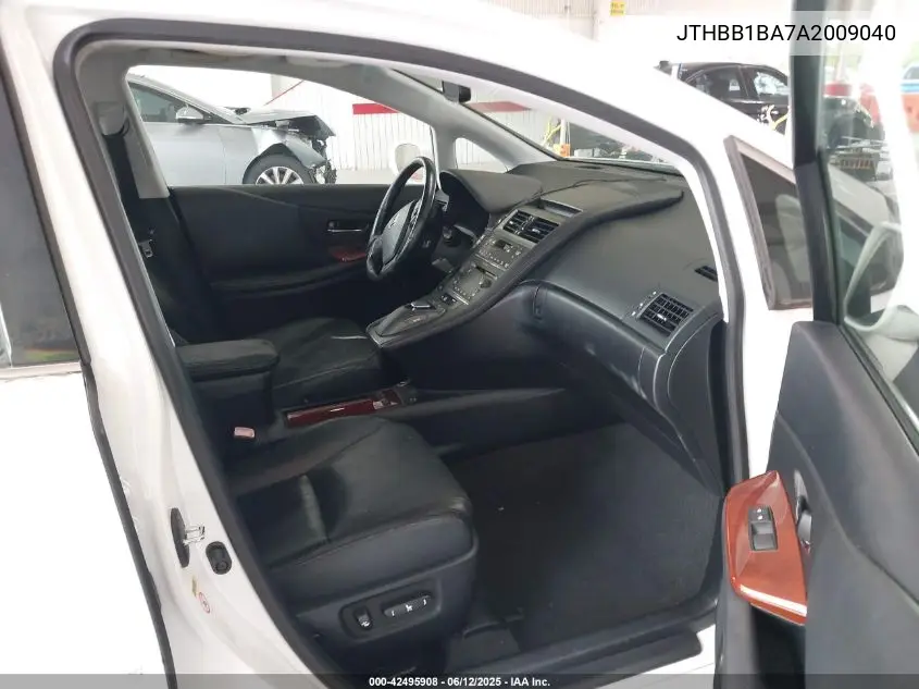 2010 Lexus Hs 250H Premium VIN: JTHBB1BA7A2009040 Lot: 42495908
