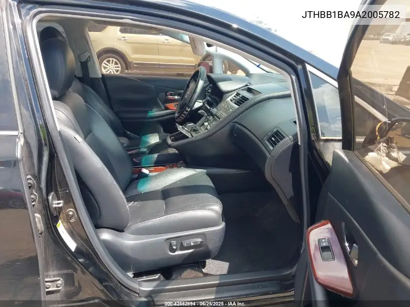 2010 Lexus Hs 250H VIN: JTHBB1BA9A2005782 Lot: 42552894