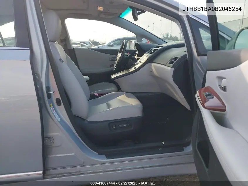 2011 Lexus Hs 250H VIN: JTHBB1BA0B2046254 Lot: 41687444