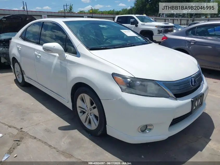 2011 Lexus Hs 250H VIN: JTHBB1BA9B2046995 Lot: 42524397