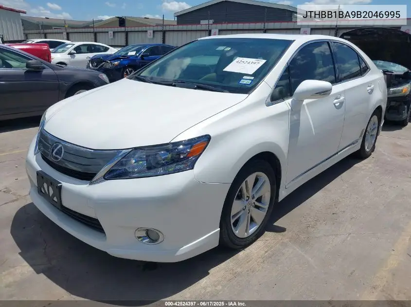 2011 Lexus Hs 250H VIN: JTHBB1BA9B2046995 Lot: 42524397