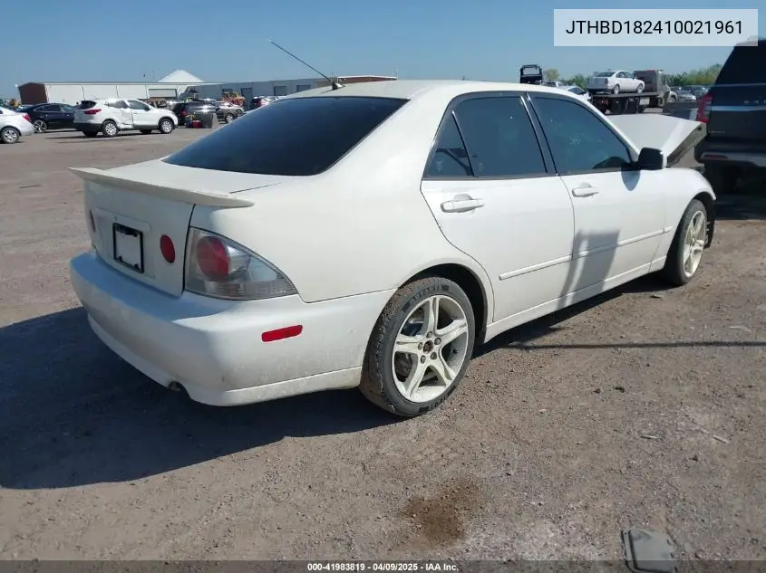 2001 Lexus Is 300 VIN: JTHBD182410021961 Lot: 41983819