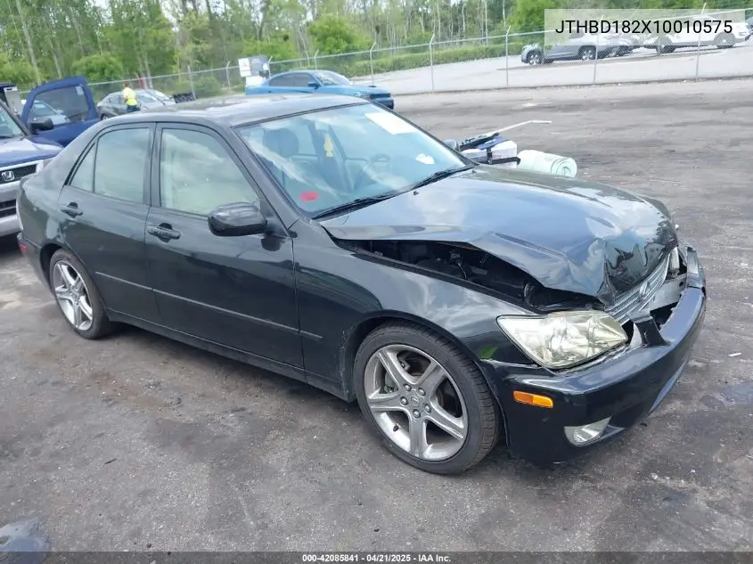 2001 Lexus Is 300 VIN: JTHBD182X10010575 Lot: 42085841