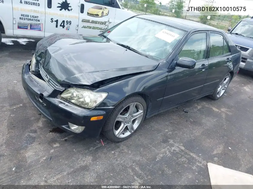 2001 Lexus Is 300 VIN: JTHBD182X10010575 Lot: 42085841