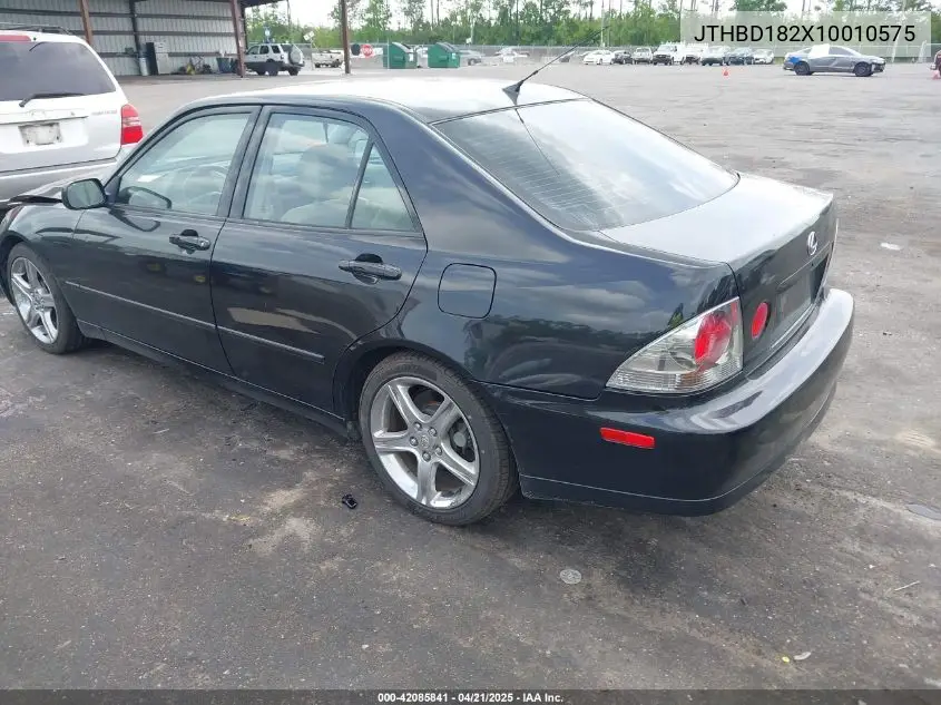 2001 Lexus Is 300 VIN: JTHBD182X10010575 Lot: 42085841