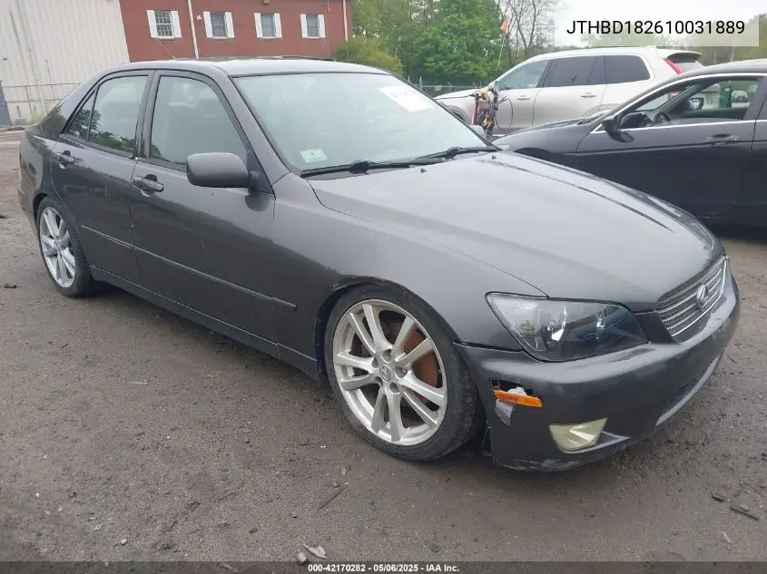 2001 Lexus Is 300 VIN: JTHBD182610031889 Lot: 42170282