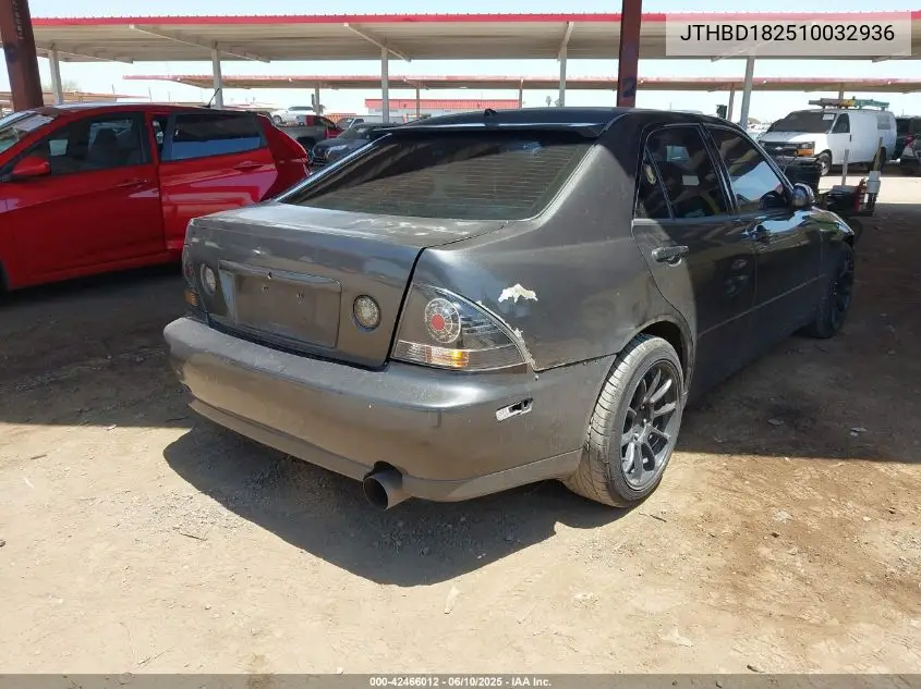 2001 Lexus Is 300 VIN: JTHBD182510032936 Lot: 42466012