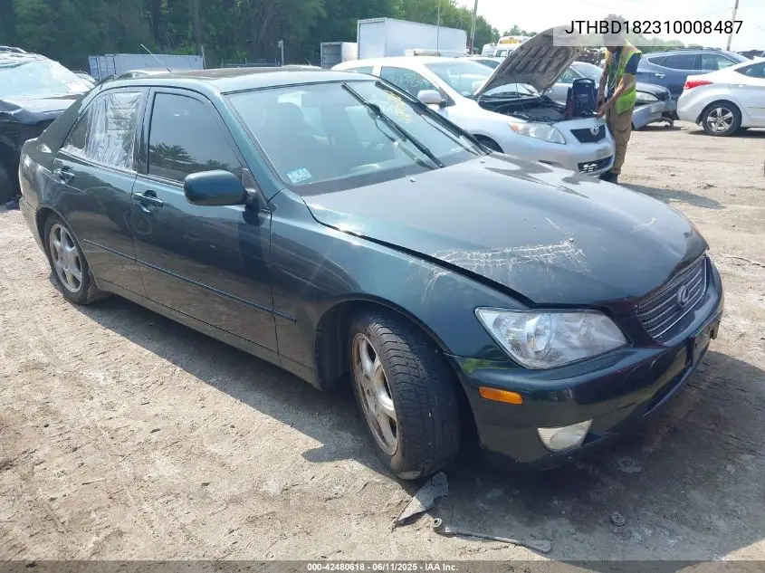 2001 Lexus Is 300 VIN: JTHBD182310008487 Lot: 42480618