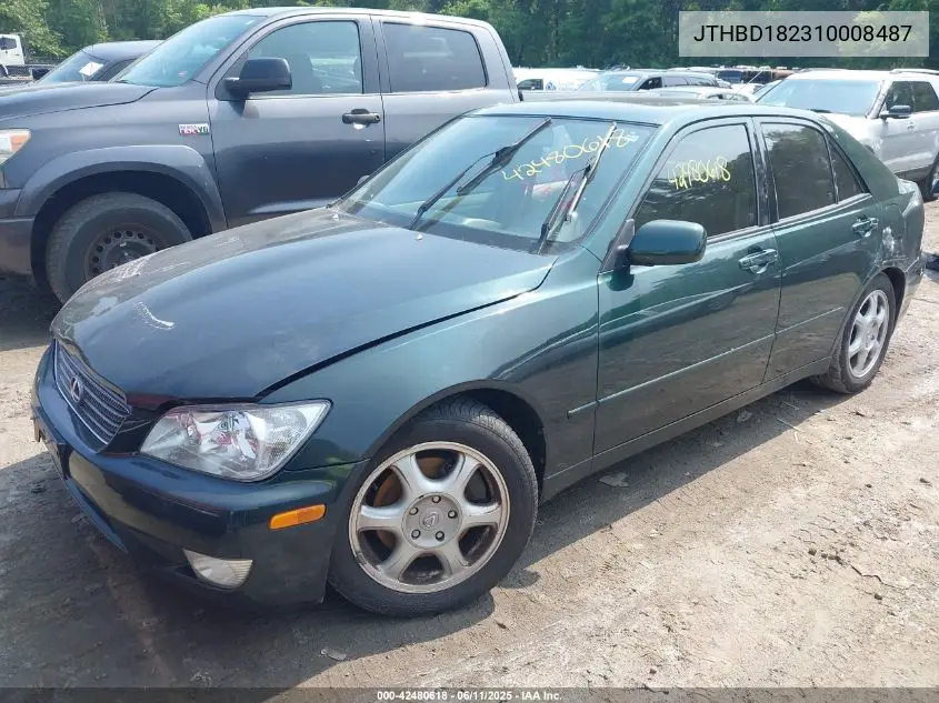 2001 Lexus Is 300 VIN: JTHBD182310008487 Lot: 42480618