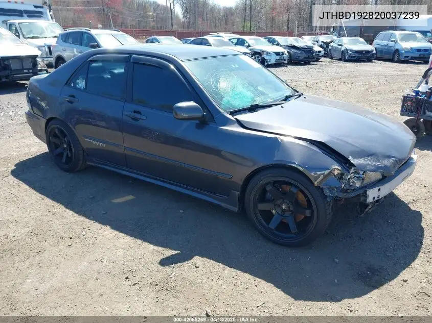 2002 Lexus Is 300 VIN: JTHBD192820037239 Lot: 42065269
