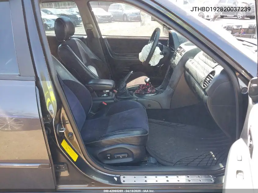 2002 Lexus Is 300 VIN: JTHBD192820037239 Lot: 42065269