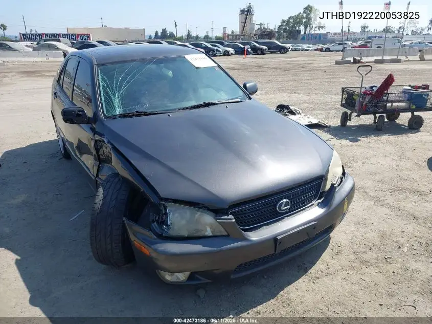 2002 Lexus Is 300 VIN: JTHBD192220053825 Lot: 42473186