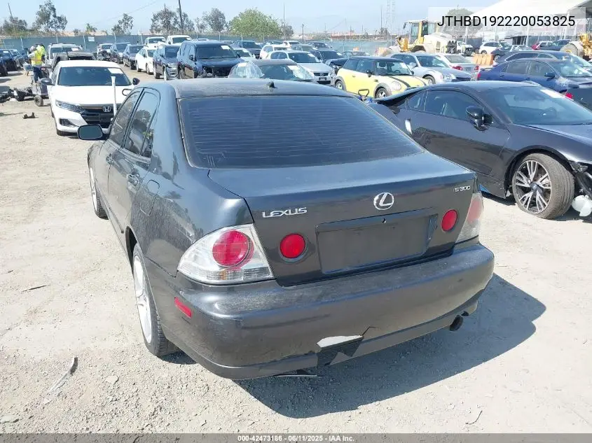 2002 Lexus Is 300 VIN: JTHBD192220053825 Lot: 42473186