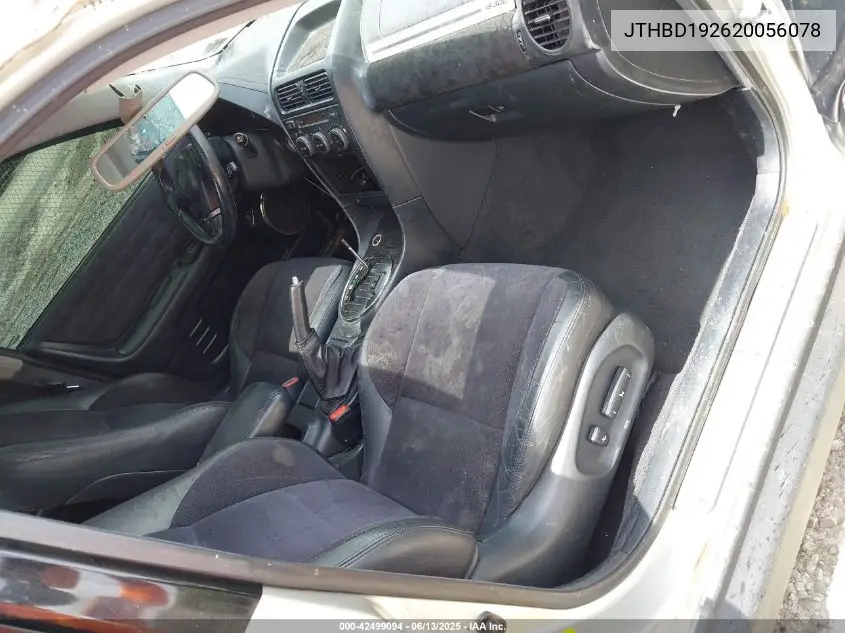 2002 Lexus Is 300 VIN: JTHBD192620056078 Lot: 42499094