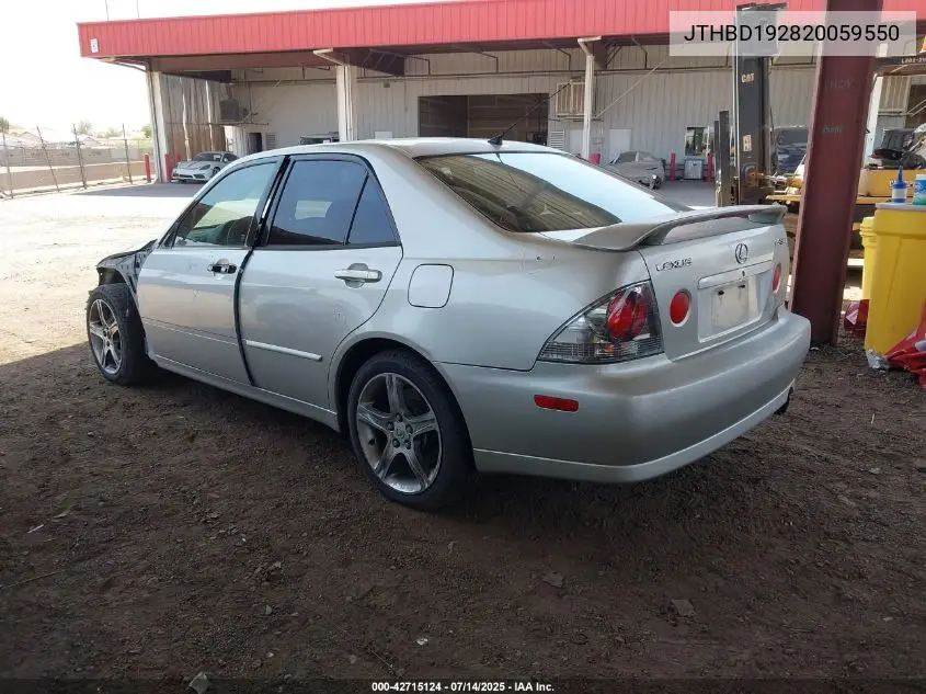 jthbd192820059550 JTHBD192820059550 2002 Lexus Is 300