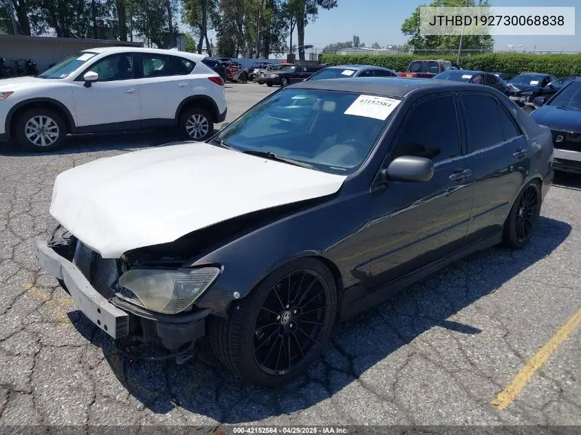 2003 Lexus Is 300 VIN: JTHBD192730068838 Lot: 42152584