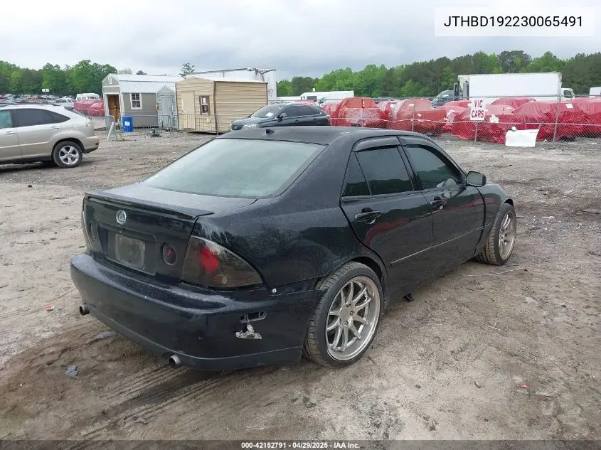 2003 Lexus Is 300 VIN: JTHBD192230065491 Lot: 42152791