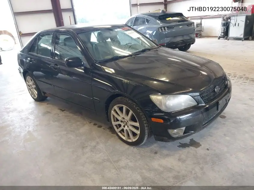 2003 Lexus Is 300 VIN: JTHBD192230075048 Lot: 42400151