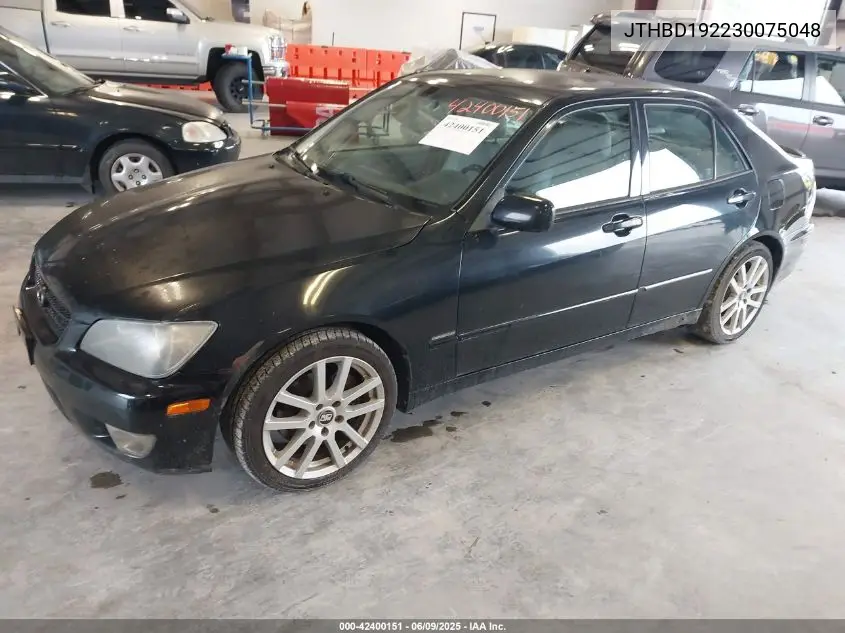 2003 Lexus Is 300 VIN: JTHBD192230075048 Lot: 42400151