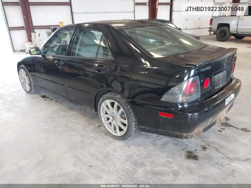 2003 Lexus Is 300 VIN: JTHBD192230075048 Lot: 42400151