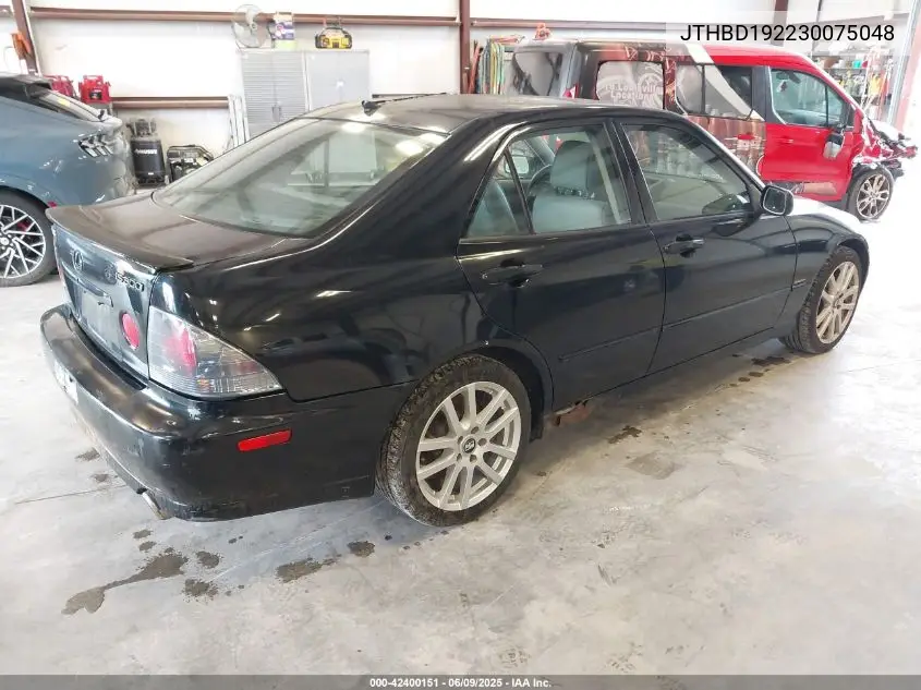 2003 Lexus Is 300 VIN: JTHBD192230075048 Lot: 42400151