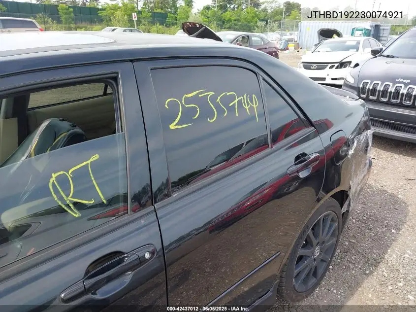 2003 Lexus Is 300 VIN: JTHBD192230074921 Lot: 42437012