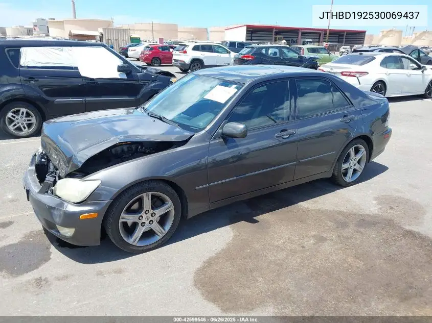 2003 Lexus Is 300 Base W/5-Speed Manual VIN: JTHBD192530069437 Lot: 42599546