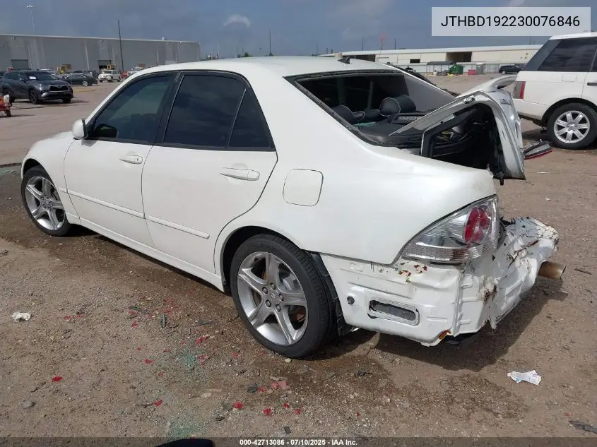 2003 Lexus Is 300 VIN: JTHBD192230076846 Lot: 42713086