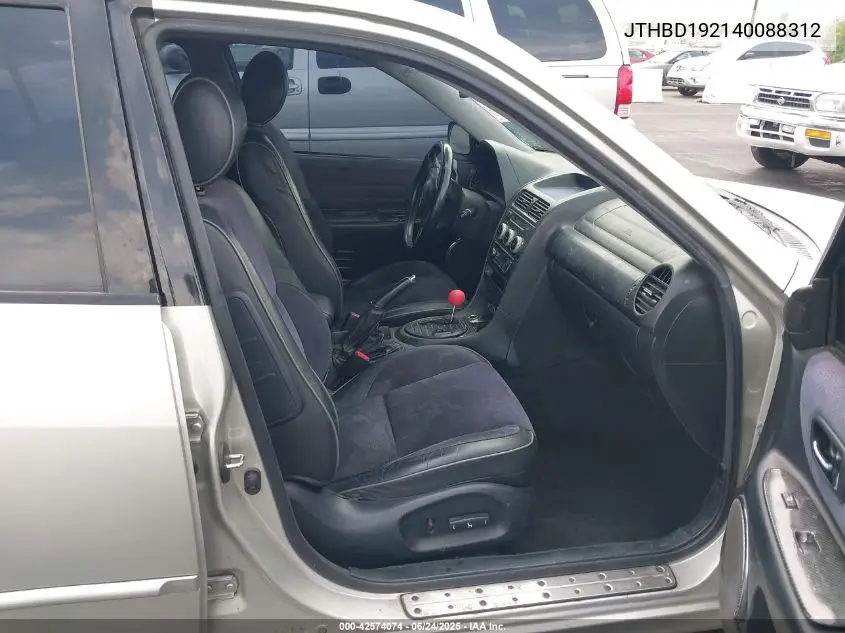 2004 Lexus Is 300 VIN: JTHBD192140088312 Lot: 42574074