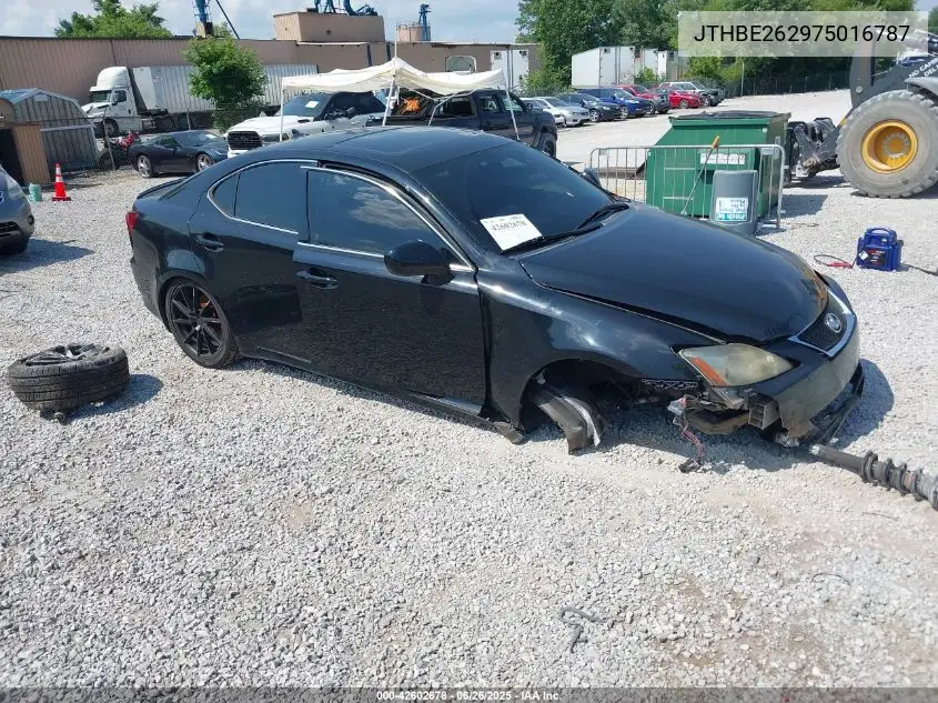 2007 Lexus Is 350 VIN: JTHBE262975016787 Lot: 42602678