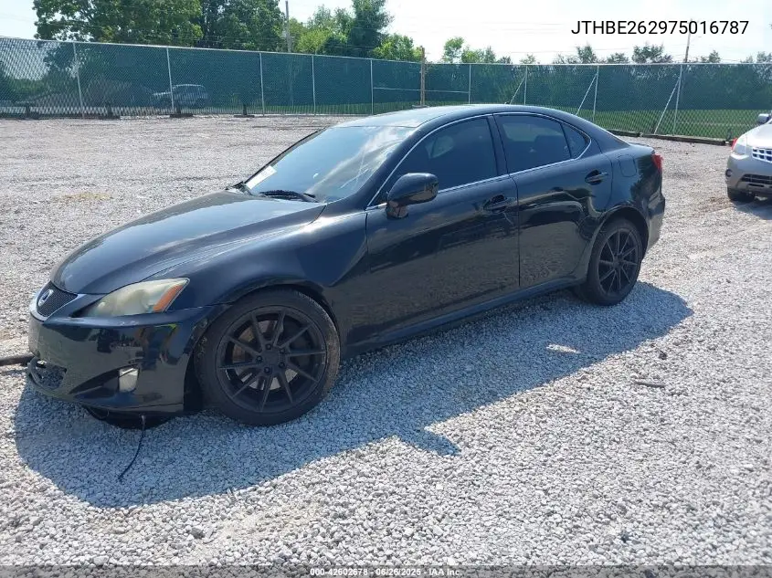 2007 Lexus Is 350 VIN: JTHBE262975016787 Lot: 42602678