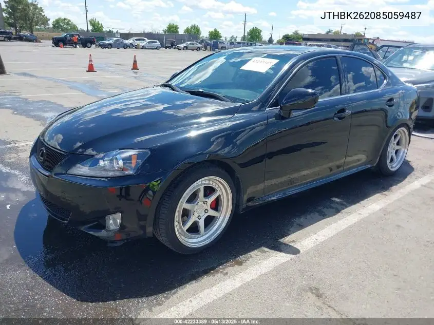 2008 Lexus Is 250 VIN: JTHBK262085059487 Lot: 42233389