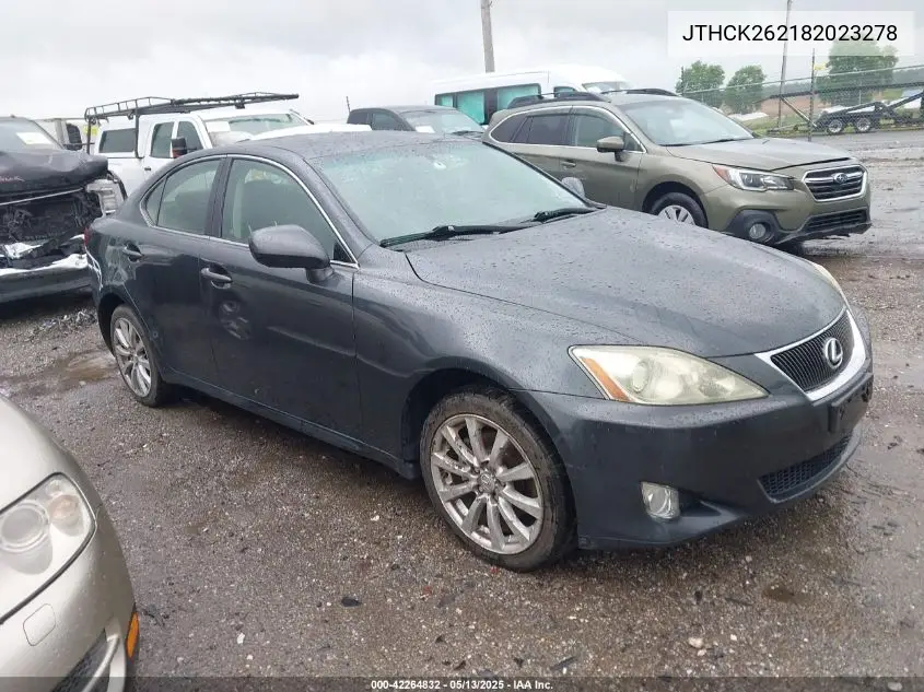 2008 Lexus Is 250 VIN: JTHCK262182023278 Lot: 42264832