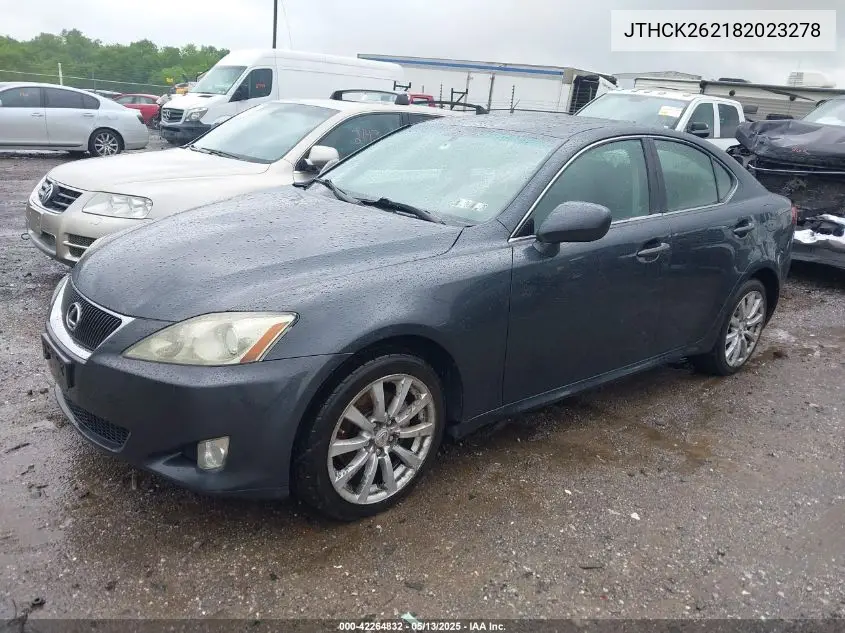 2008 Lexus Is 250 VIN: JTHCK262182023278 Lot: 42264832