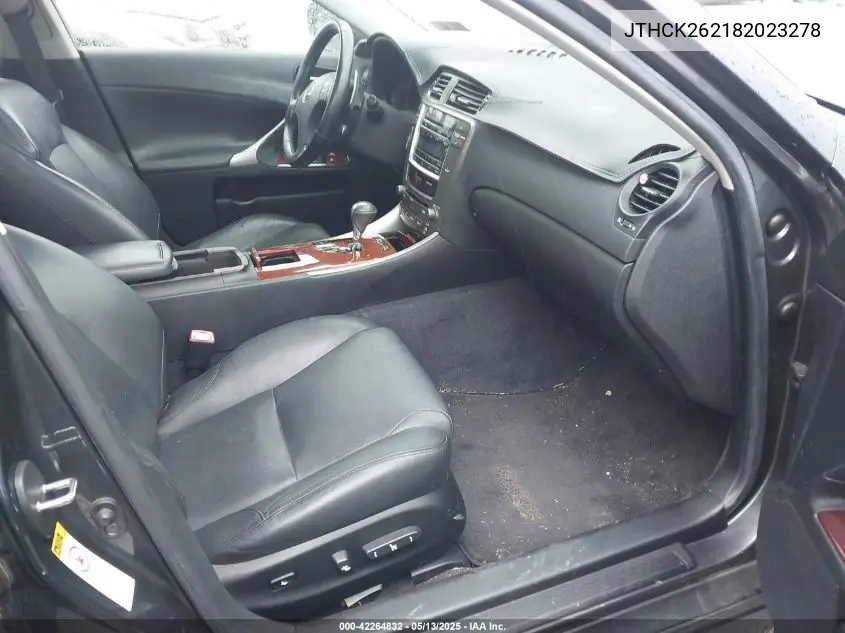 2008 Lexus Is 250 VIN: JTHCK262182023278 Lot: 42264832