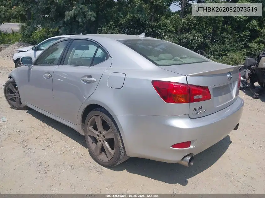 2008 Lexus Is 250 VIN: JTHBK262082073519 Lot: 42546306