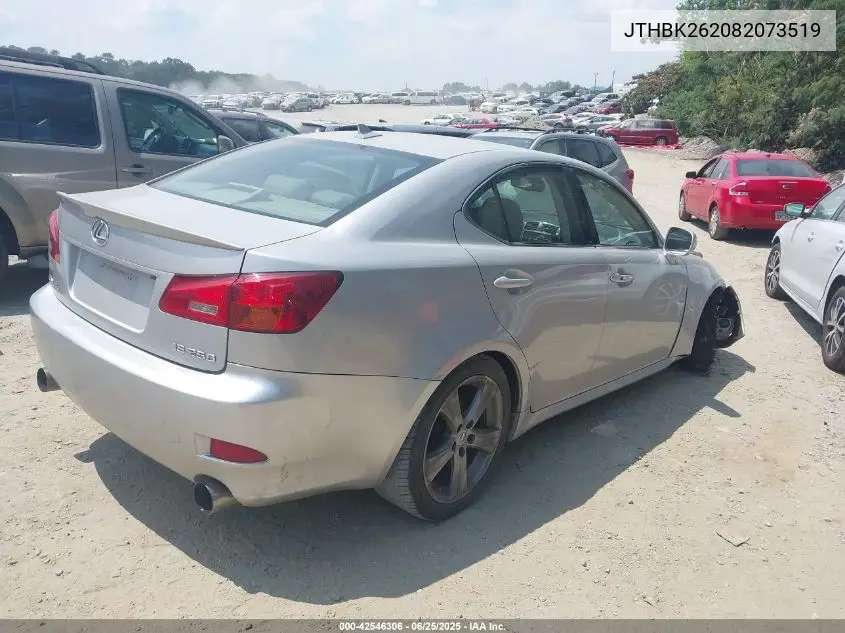 2008 Lexus Is 250 VIN: JTHBK262082073519 Lot: 42546306