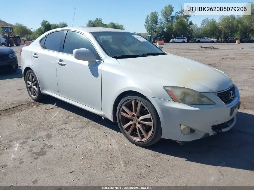 2008 Lexus Is 250 VIN: JTHBK262085079206 Lot: 42617081