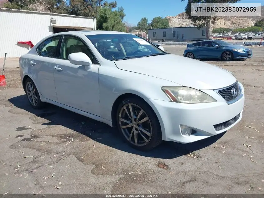2008 Lexus Is 250 250 VIN: JTHBK262385072959 Lot: 42629987