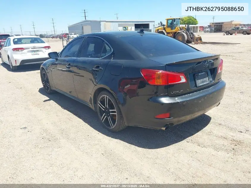2009 Lexus Is 250 VIN: JTHBK262795088650 Lot: 42215337